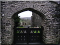 church gate - Capel Dewi