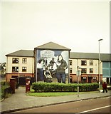 C4316 : Bernadette McAliskey - A Bogside mural by Eric Jones
