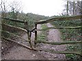 Gated track south of Little Brickhill