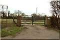 Entrance to a private shooting ground