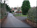 Road leading to Nonington Court.