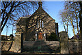 South facing entrance to Church at New Pitsligo.