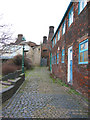 View of bottle kilns, Short Street, Longton