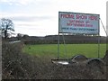 Sign at Frome Showground