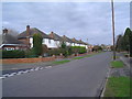 Houses in Larkway near the junction with Kingfisher Close