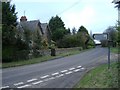 Road junction near Wood Barn farm