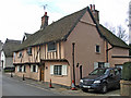 Cottages in main street of Much Hadham, Hertfordshire