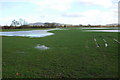 Flooded farmland at Waterloo