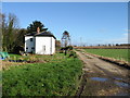 Track at Lee Priory Farm.