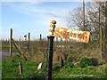 Old signpost to Perry.