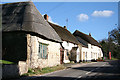 Meshaw: cottages by the A373