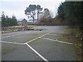 Upper Carpark of now disused garage