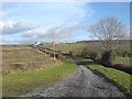 Farm track leading to farm