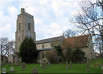TG0041 : St Andrew & St Mary, Langham, Norfolk by John Salmon