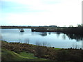 Fishing lakes to the west of Longtown