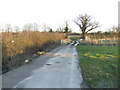 Field entrance off Witney eastern by-pass.