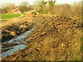 Restoration work in progress on Montgomery branch of Shropshire Union Canal