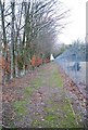 ST9108 : Footpath around Blandford Camp by Toby