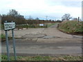 Farm Track And Public Footpath