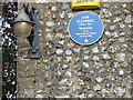 TR1652 : Detail on the Blue Plaque, Duck Inn. by Nick Smith