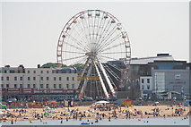 TR3570 : Ferris Wheel and Margate Beach by Rick Ryder