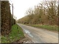 TM1868 : Hall Road, looking towards Bedingfield by Robert Edwards