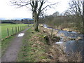 The Crook of Devon path and River Devon