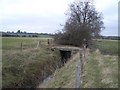 Field Gate, Ditch & Access Bridge near Lavendon