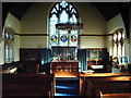 The interior of the chapel at Waddington Almshouses