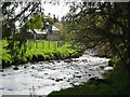 The Stream as it flows down to the River Deveron