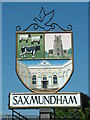 TM3863 : Saxmundham Village Sign by Keith Evans
