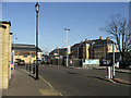 Entrance to Florey Square looking towards Sainsbury