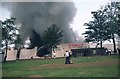 NS4967 : Comet warehouse fire, August 1976 by David Douglas