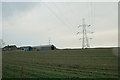 NJ7521 : Pylon line to east of Mains of Blackhall Farm. by Des Colhoun