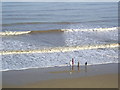 TG3136 : Mundesley beach in February sunshine by janet tench