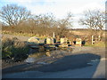 Entrance barred to the old WWII Eastmoor Airfield