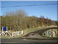 Entrance to Meikle Creoch farm