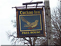 Sign for the Cuckoo Inn, Hamptworth