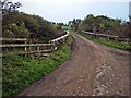 Road bridge at the old Crosshill Station