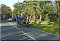 1904 Autocar passing through Staplefield during the London to Brighton 2006 Veteran Car Run