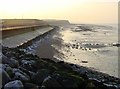 TR2269 : Coastline west of Reculver Towers by Penny Mayes