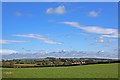 Sixpenny Handley with Pentridge Hill in background