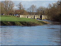 ST7813 : Bridge over the River Stour from Sturminster Newton Mill by Maigheach-gheal