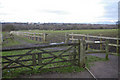 Footpath through Woodgate Valley Country Park