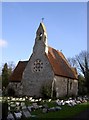 Chapel with grave stones