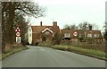 The approach to a road junction at Saxtead Little Green