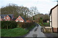 New and old housing in Groes Lwyd