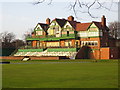 SJ3885 : Liverpool Cricket Club Pavilion, Aigburth, L19 by Nigel Cox