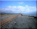 Cambrian Coast line heading towards Criccieth from Afonwen