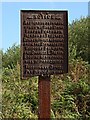 Old Warning Notice on Trelavour Downs